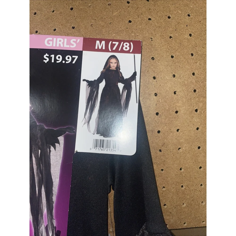 Soulless Reaper Girl's Halloween Costume Size M(7/8) NWT